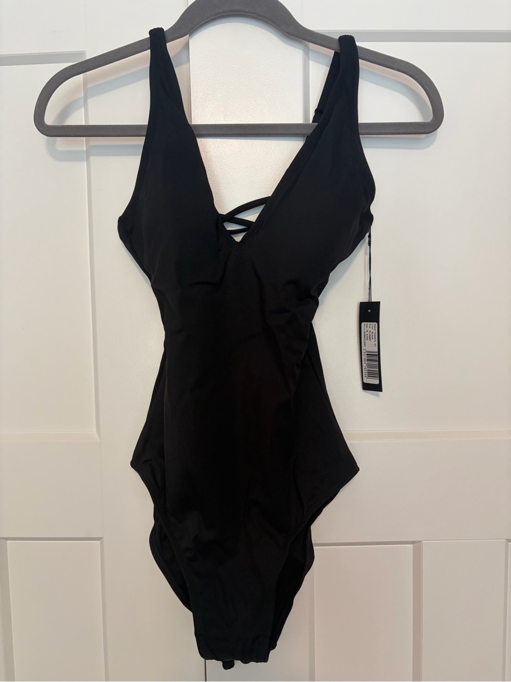 TA3 Plungey Black XS (XLong Torso) Sculpting Corset Swimsuit NWT - Picture 9 of 11